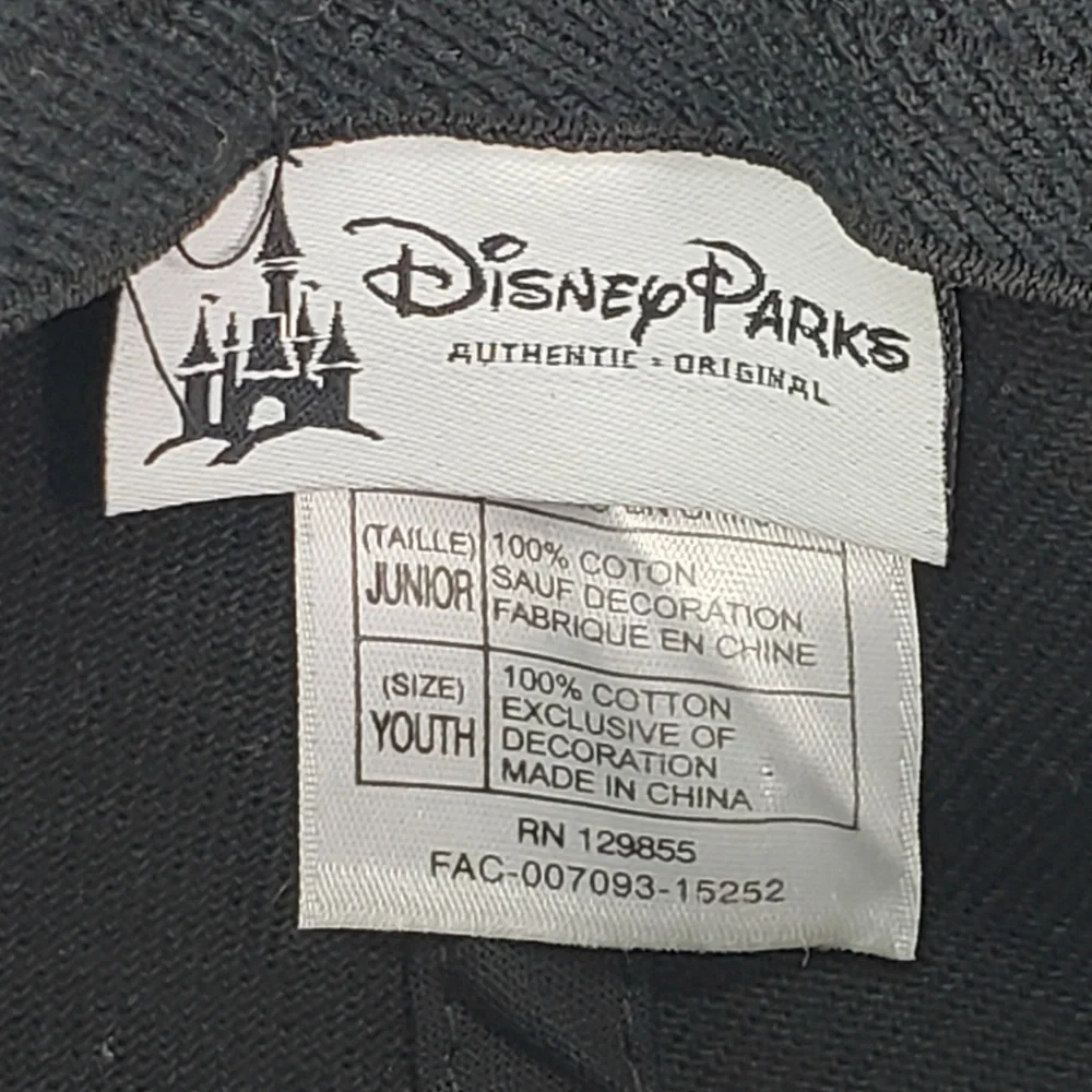 Mickey Mouse Hat YOUTH Size Baseball Cap Walt‎ Disney Parks Flat Bill Streetwear